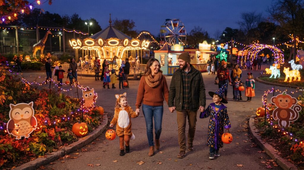 Halloween attractions for different ages