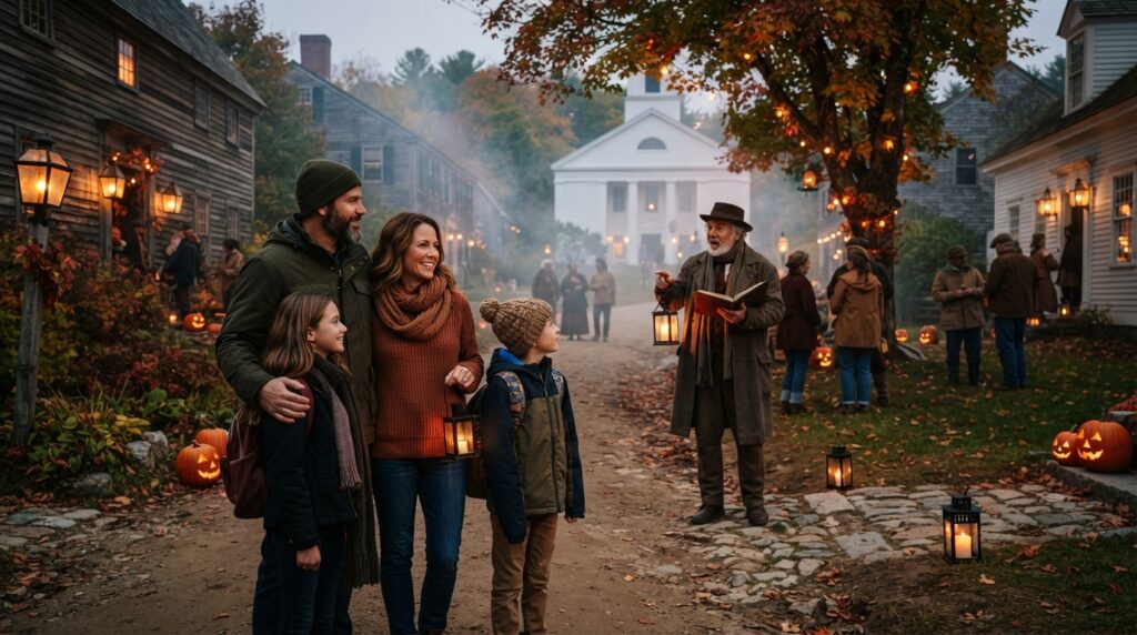 family Halloween attractions in the USA